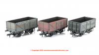 37-081TL Bachmann Cornish Coal Trader Pack - 3 x 7 Plank Private Owner Wagons with Weathered finish